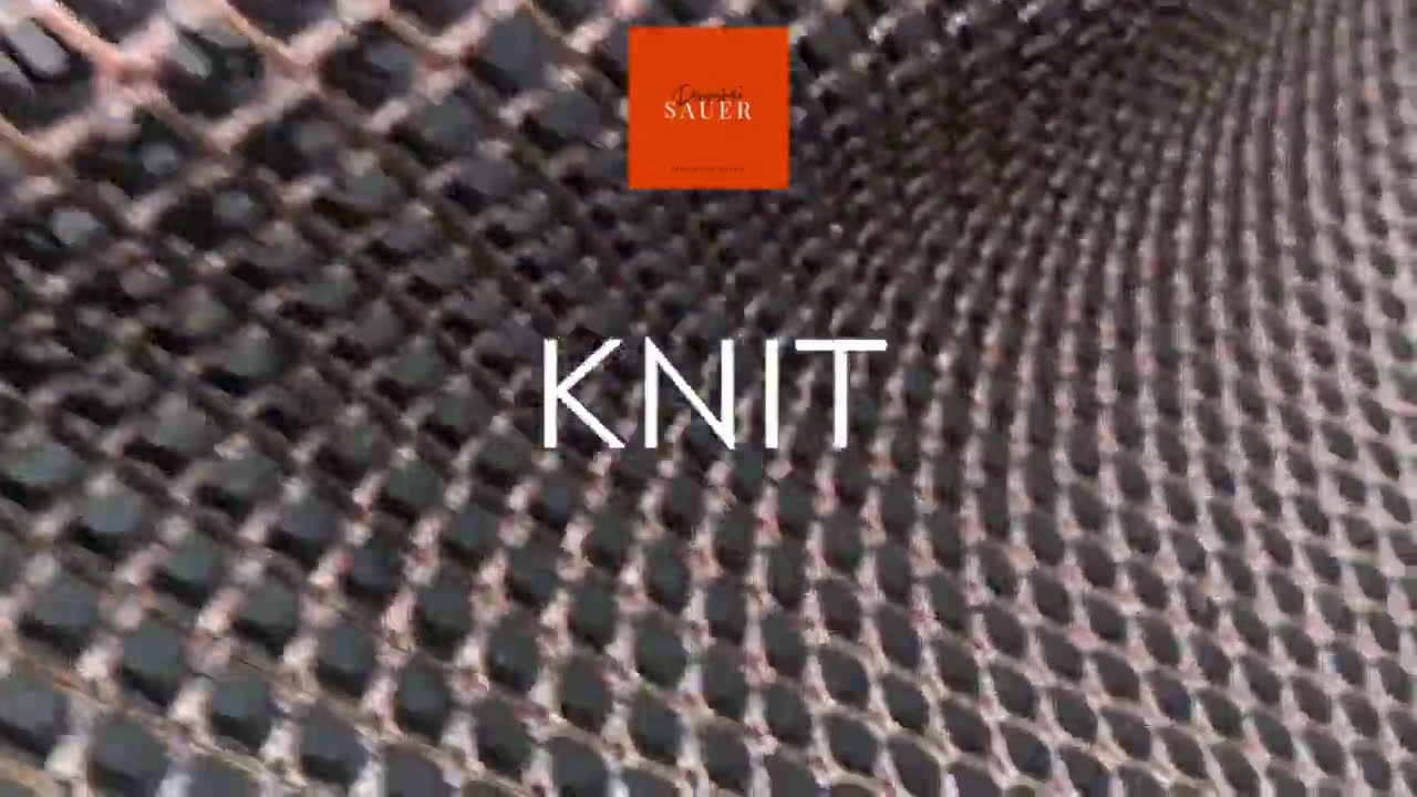 Design Vorhang Knit moderne cleane Netzoptik Architektur schwarz, silber, kupfer, gold Wellenvorhang