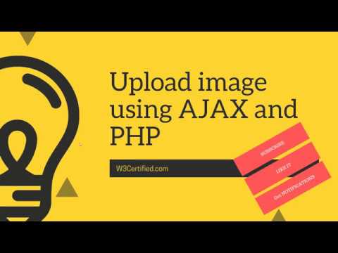 Upload image with ajax and PHP
