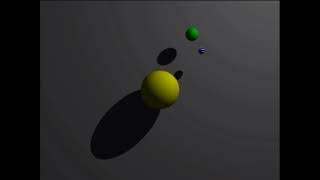 POV-Ray Animation planet