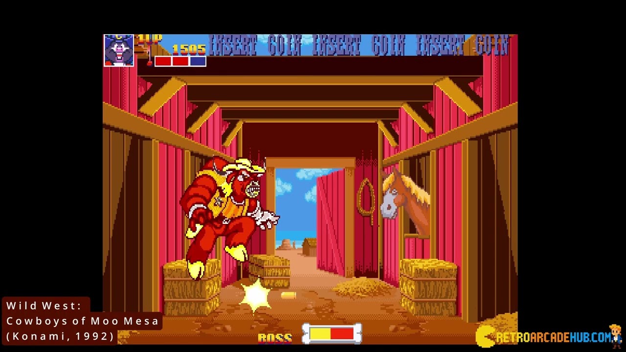 Wild West: Cowboys of Moo Mesa (Konami, 1992) for ARCADE