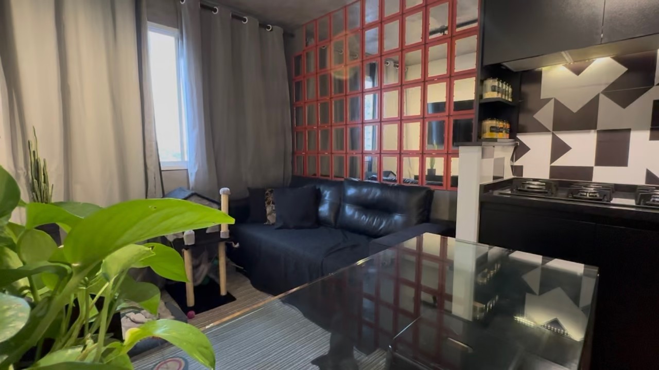 26m² que PARECEM MUITO MAIORES! 🖤 Tour no apê real 01 Dorm da Plano&Plano (Tudo Preto!)