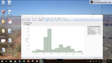 JMP Tutorial for Statistics I: Part 4
