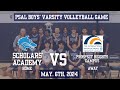 Boys varsity volleyball game may 6th 2024 scholars academy vs prospect heights campus