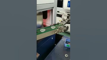 Optical Sorting machine for round plate ,check ID and OD, height #opticalsorter #sortingmachine