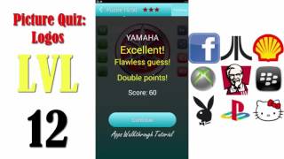 Picture Quiz Logos Level 12 - All Answers - Walkthrough By Timegl Works