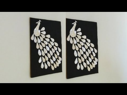 Wall Hanging craft ideas/aluminium foil craft/beautiful room decor idea 