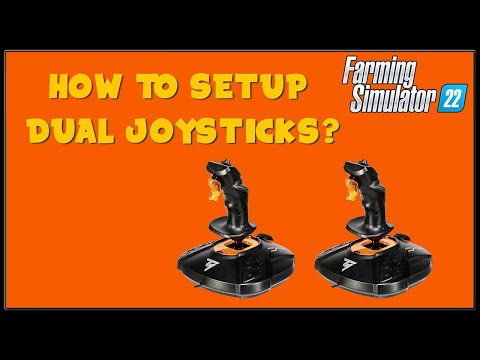 How To Setup Dual Joysticks & Controls - Farming Simulator 2022 - FDR Logging