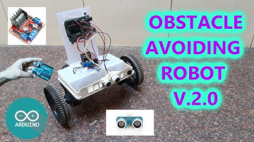 3D Printed Arduino Obstacle avoiding robot IMPROVED VERSION