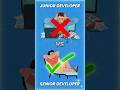 Junior Developer vs Senior Developer 😅 | 1 Second React Trick! (rafc)