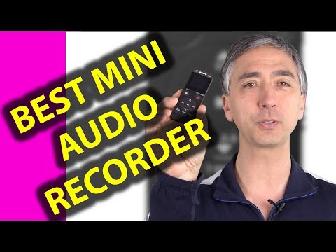 The BEST mini AUDIO RECORDER: Review of Sony ICD-UX560