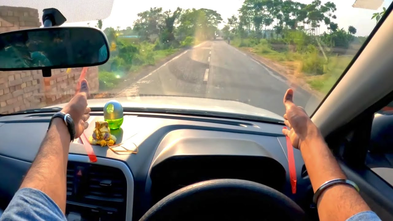 steering control in car driving and car left and right side judgement with car side judgement