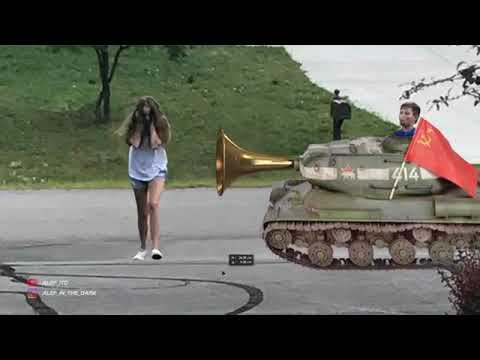 Szarża Wojsk rosyjskich na niemiecki czołg tygrys \