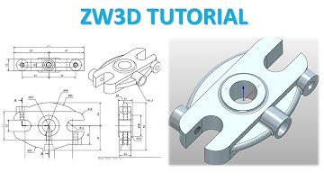 ZW3D Tutorial 40 | 3D Modeling Basic Design Beginners