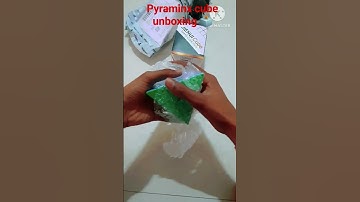 Pyraminx cube unboxing 🗳 #shorts #trending #cube #shortvideo #viral