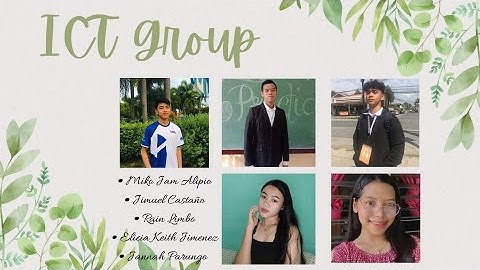 ICT Group Final Video Presentation