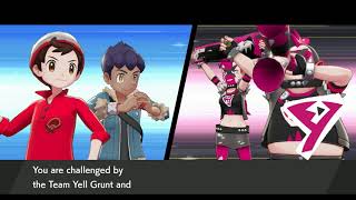 Pokemon Sword & Shield Music Team Yell Grunt Battle (Short)