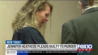 Mobile woman accused of stabbing boyfriend in front of children pleads guilty