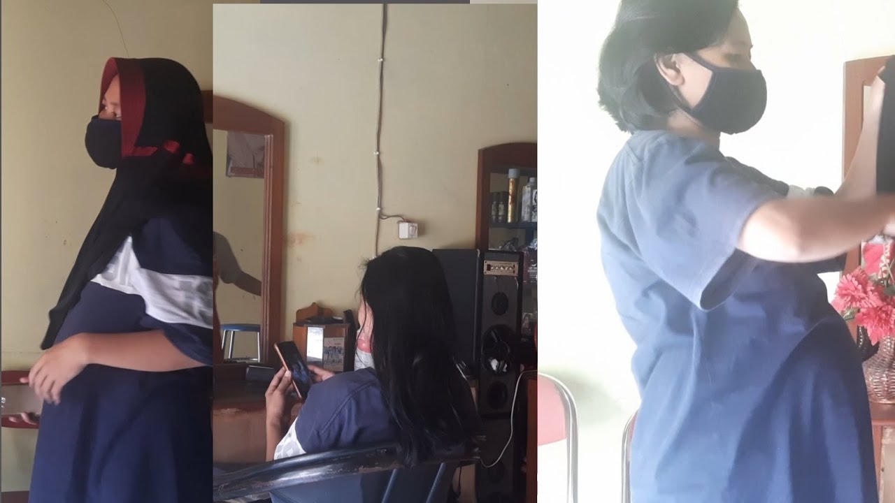 IBU HAMIL POTONG RAMBUT