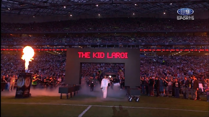 The Kid Laroi - NRL Grand Final 2024 Accor Stadium Sydney N.S.W 6/10/24
