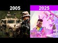 2005 Military Games vs 2025 Military Games