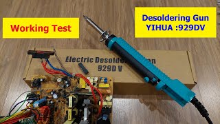 YIHUA 929DV Desoldering Gun Working Test