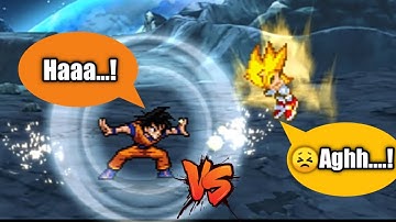 Goku LB(all form) VS Sonic New(all form) in Jump Force Mugen