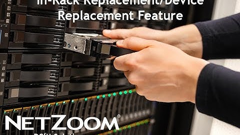 In-Rack Replacement Using NetZoom, DCIM