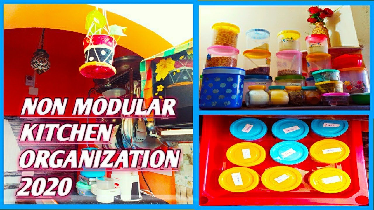 Indian Small Non Modular Kitchen Tour 2020/ Non Modular Kitchen ...