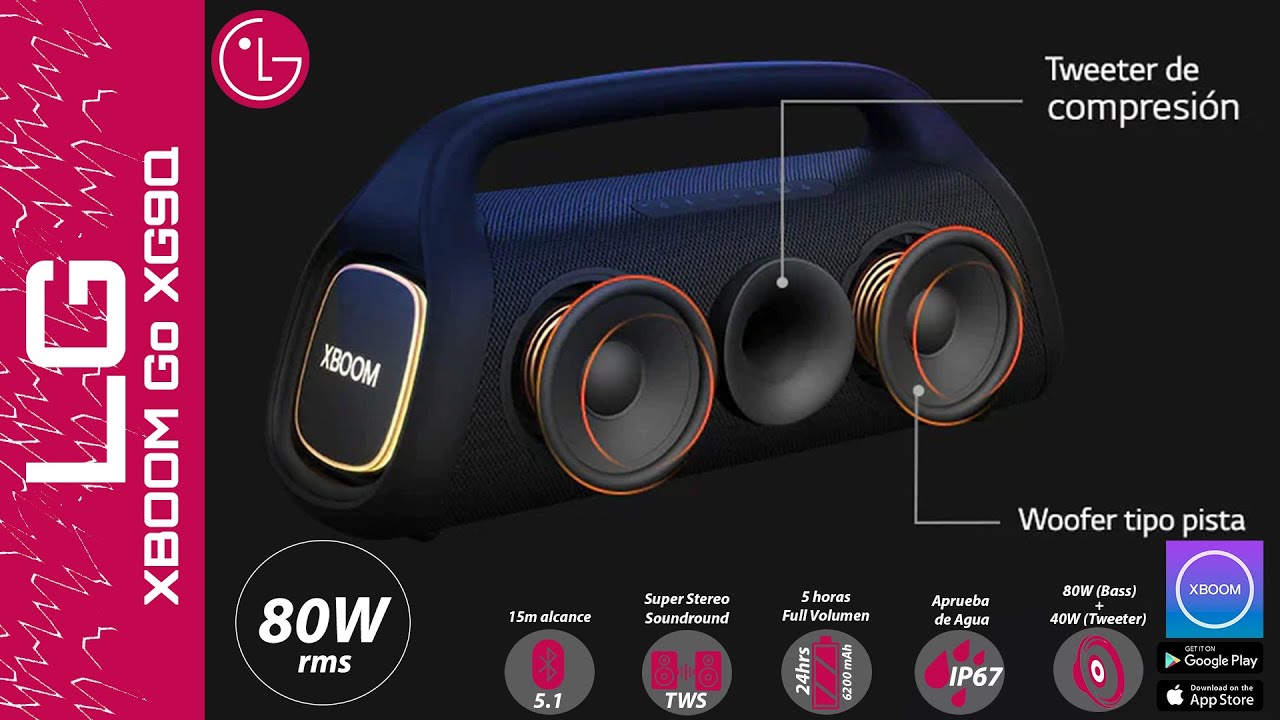 ALTAVOZ LG XBOOM GO XG9QBK