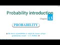 Probability introduction class12