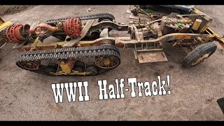 WWII Half-Track Stripped to the Bare Frame!