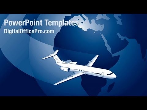 Airline Powerpoint Template Backgrounds Digitalofficepro 03079w Youtube Powerpoint Templates Airline Industry