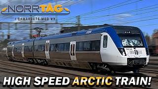Download lagu Riding Sweden's FASTEST Train on the ARCTIC High Speed Railway to Finland!