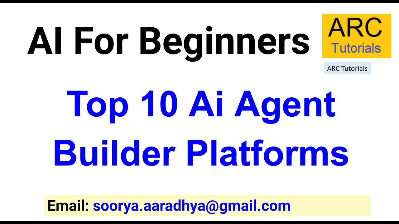 Top 10 AI Agent Builder Platforms for 2026 (Complete Guide!) #aiagents ...