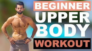 Beginner Upper Body And ABS Workout At Home