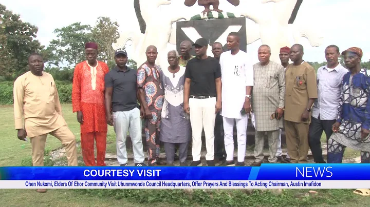 Ohen Nukomi, Elders Of Ehor Community Visit Uhunmwonde Council Headquarters