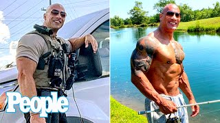 Dwayne Johnson Reacts to Viral, Lookalike Police Officer: "Wow!" | PEOPLE