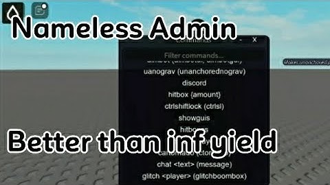 FE Nameless Admin Script || Admin commands [ FE ] Hydrogen•Fluxus•Delta•Arceus X (PC•MB) Showcase