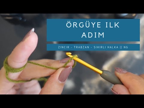 Örgüye Yeni Başlayanlar - zincir, trabzan, sihirli halka nasıl yapılır ? || Magic Circle Nilay Güler