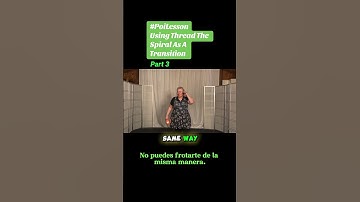 Pt3 Poi Using Thread The Spiral As A Transition #español #poi #PoiSpinning #PoiDance #PoiTutorial