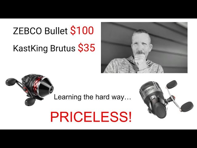 ZEBCO Bullet Spincast Fail. KastKing Brutus still going Strong