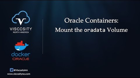 Oracle on Docker: Mount oradata to a host directory