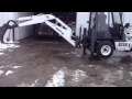 Bobcat b250 backhoe tractor loader