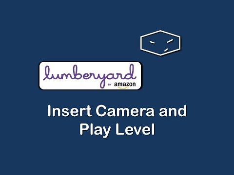 insert camera and play level in amazon lumberyard