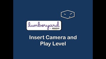 insert camera and play level in amazon lumberyard