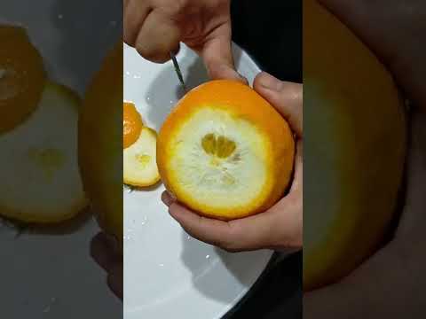 Portakal nasıl soyulur? portakal soymanın kolay yolları