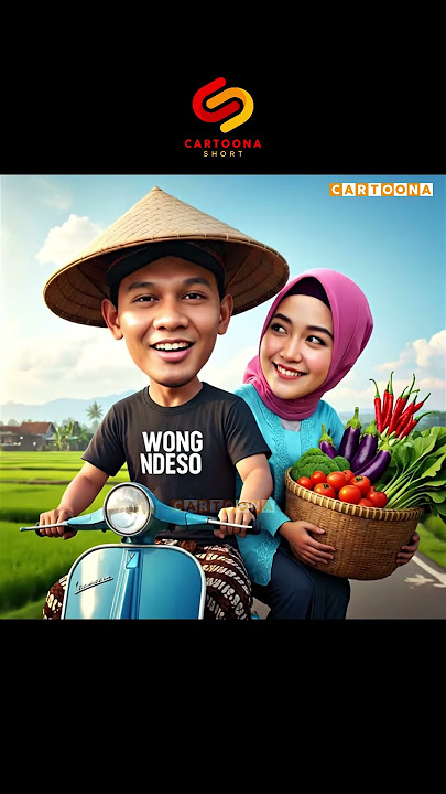 Vegetable harvest caricature #caricatureart #caricature #funnycaricature #vespaindonesia