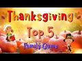 Thanksgiving Top 5 Family Game | 4K