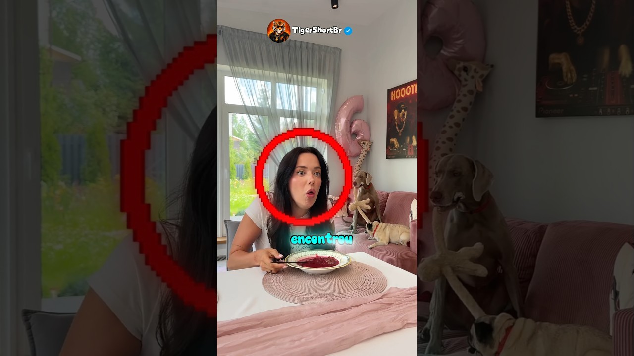 ELA FICOU BRAVA COM O CACHORRINHO! 😱🐶 #curiosidades #shortsfeed #dog