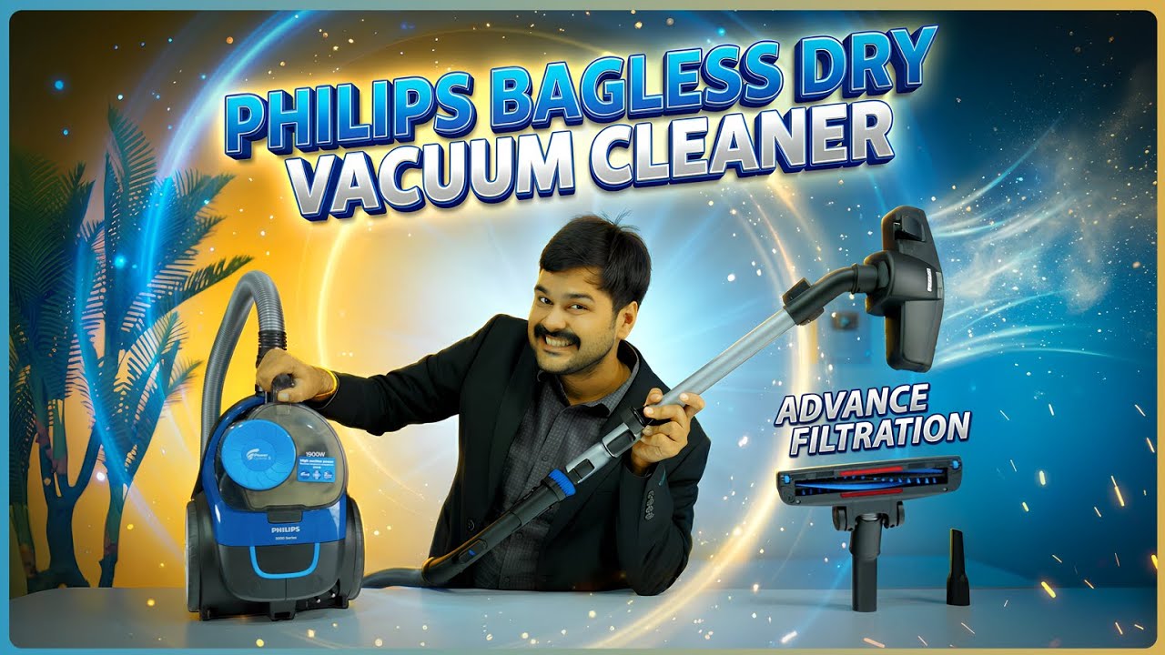 PHILIPS Vacuum Cleaner Review 😍 Turbo Brush + Strong Suction Power 💨 